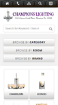 Mobile Screenshot of championslighting.com